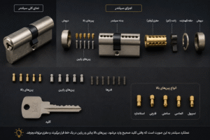 اجزای مختلف سیلندر